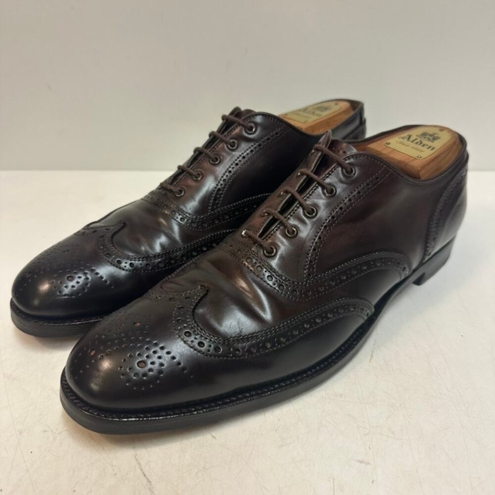 RESOLED Alden x Brooks A764 Oxford Wingtip Color 8 Shell Cordovan Made USA 11 A